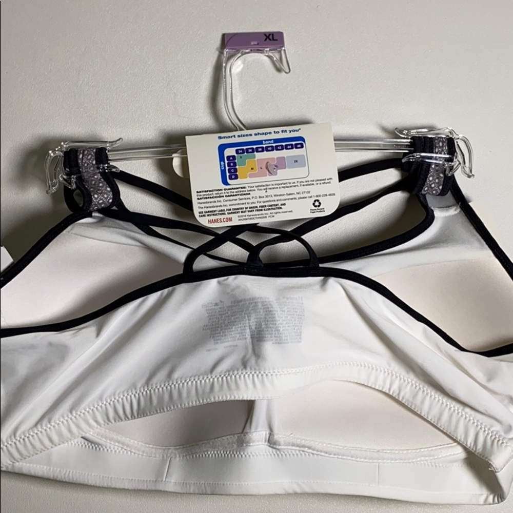 XL Hanes Cooling Comfort Wire Free Sports bra - Picture 2 of 8